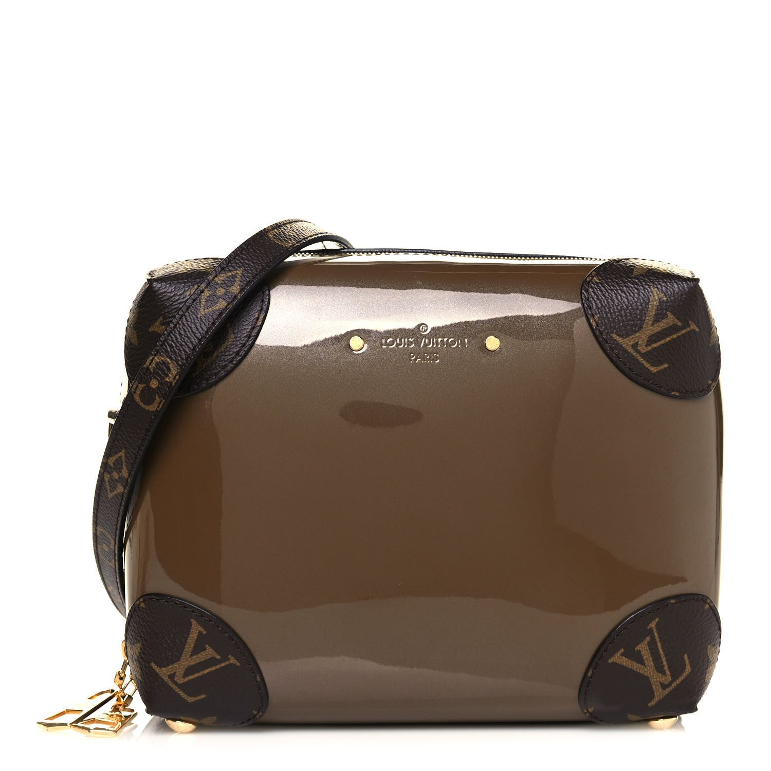 Louis Vuitton Patent Miroir Venice Bronze 1 of 9