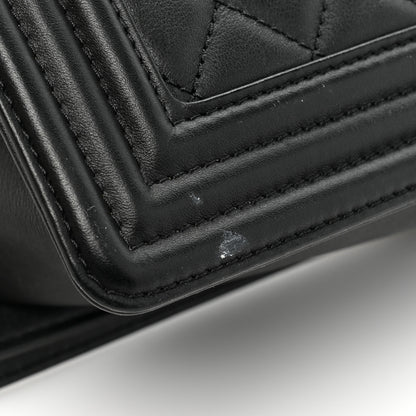 Chanel Calfskin Quilted New Medium Boy Flap Black 14 of 15
