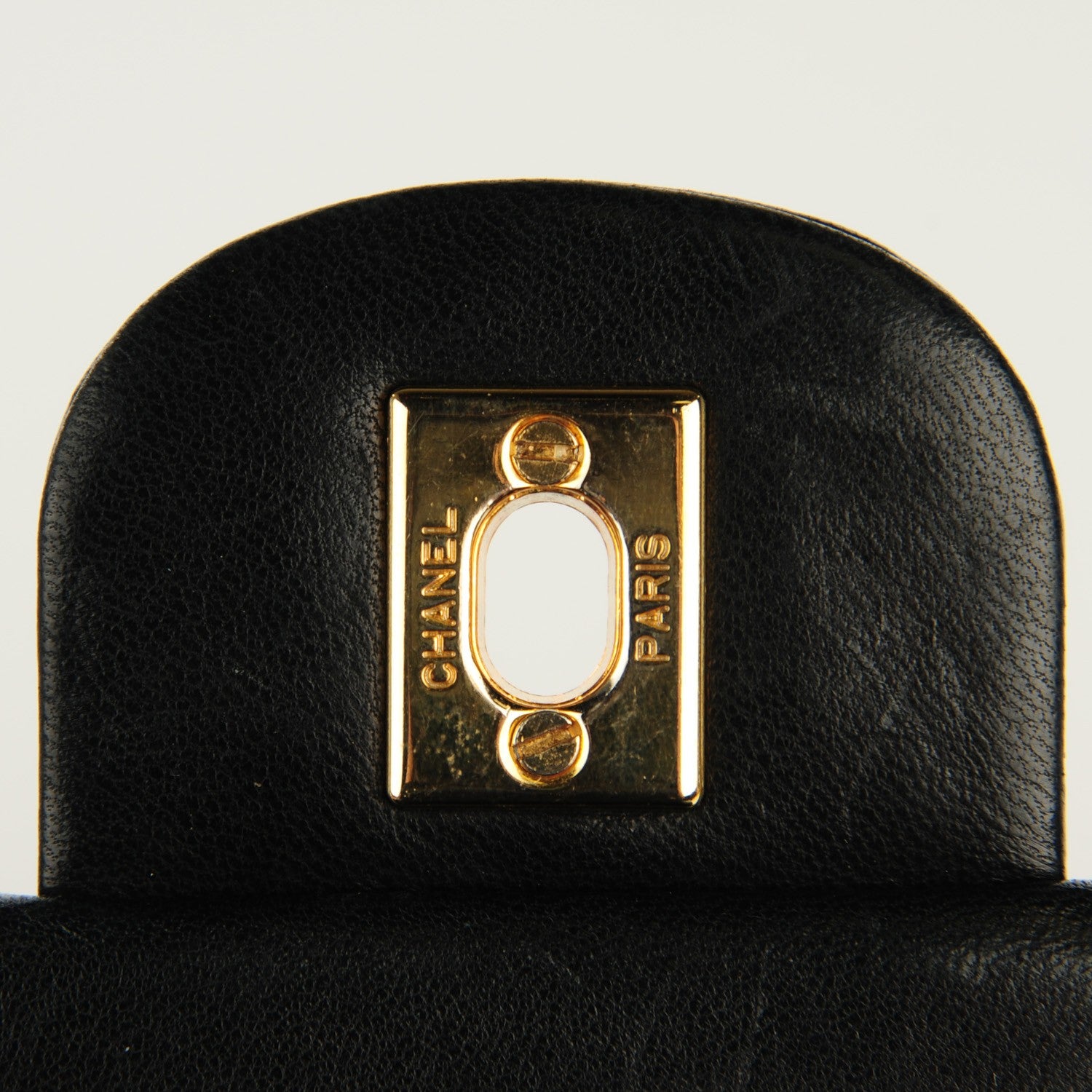 Chanel Lambskin Quilted Medium Double Flap Black 5 of 8