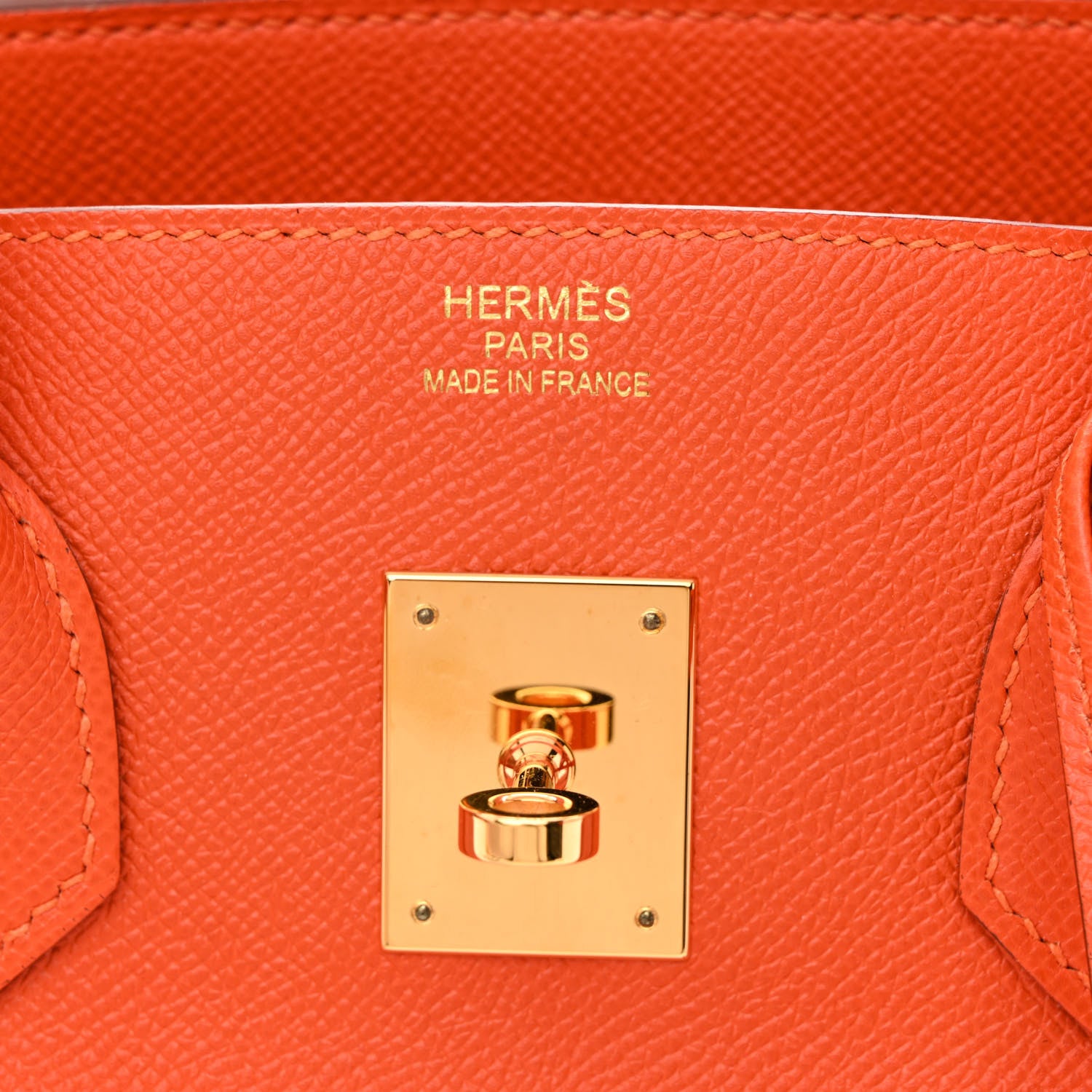 Hermes Epsom Birkin 35 Orange 6 of 10