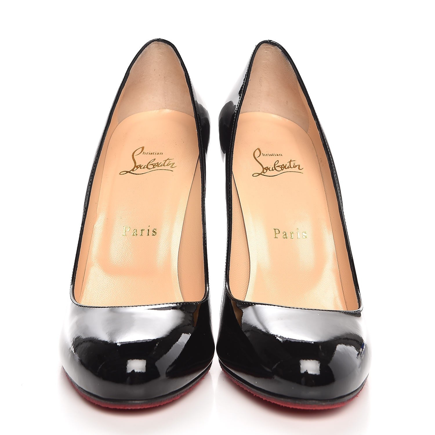Christian Louboutin Patent Fifi 100 Pumps 39 Black 2 of 12