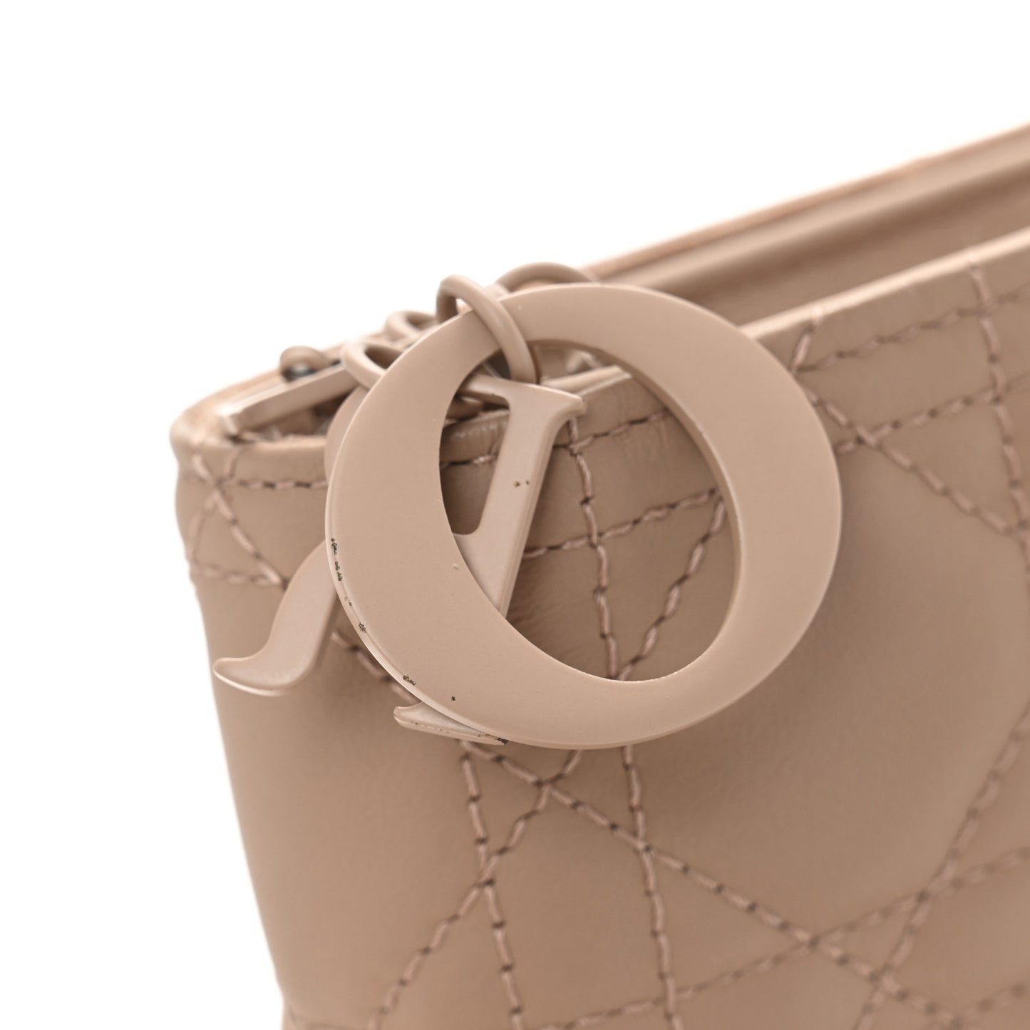 Ultra Matte Calfskin Cannage Lady Dior Clutch Fard