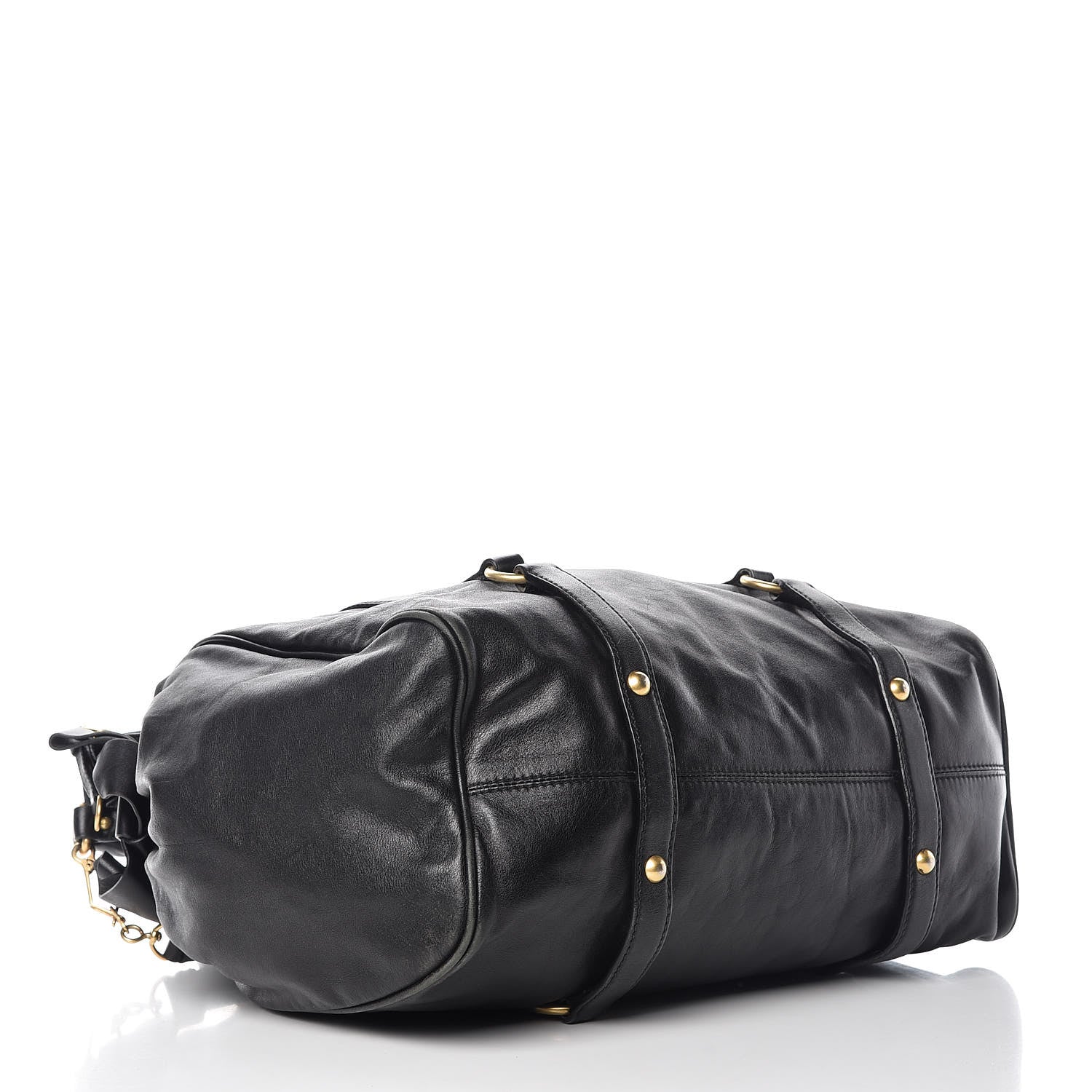 Miu Miu Vitello Bow Tote Black 5 of 19