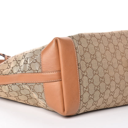 Gucci Metallic Monogram Medium Craft Tote Brown 12 of 17