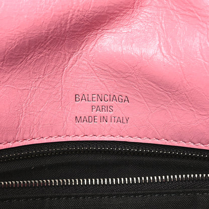 Balenciaga Peach Calfskin Small BB Soft Flap Bag Sweet Pink 6 of 9