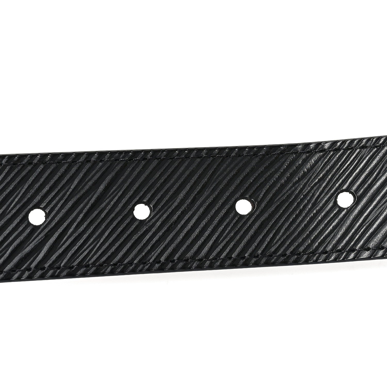 Louis Vuitton Epi 30mm LV Twist Belt 80 32 Black 3 of 4
