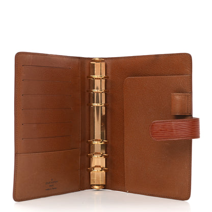 Louis Vuitton Epi Medium Ring Agenda Cover Kenyan Fawn 4 of 8