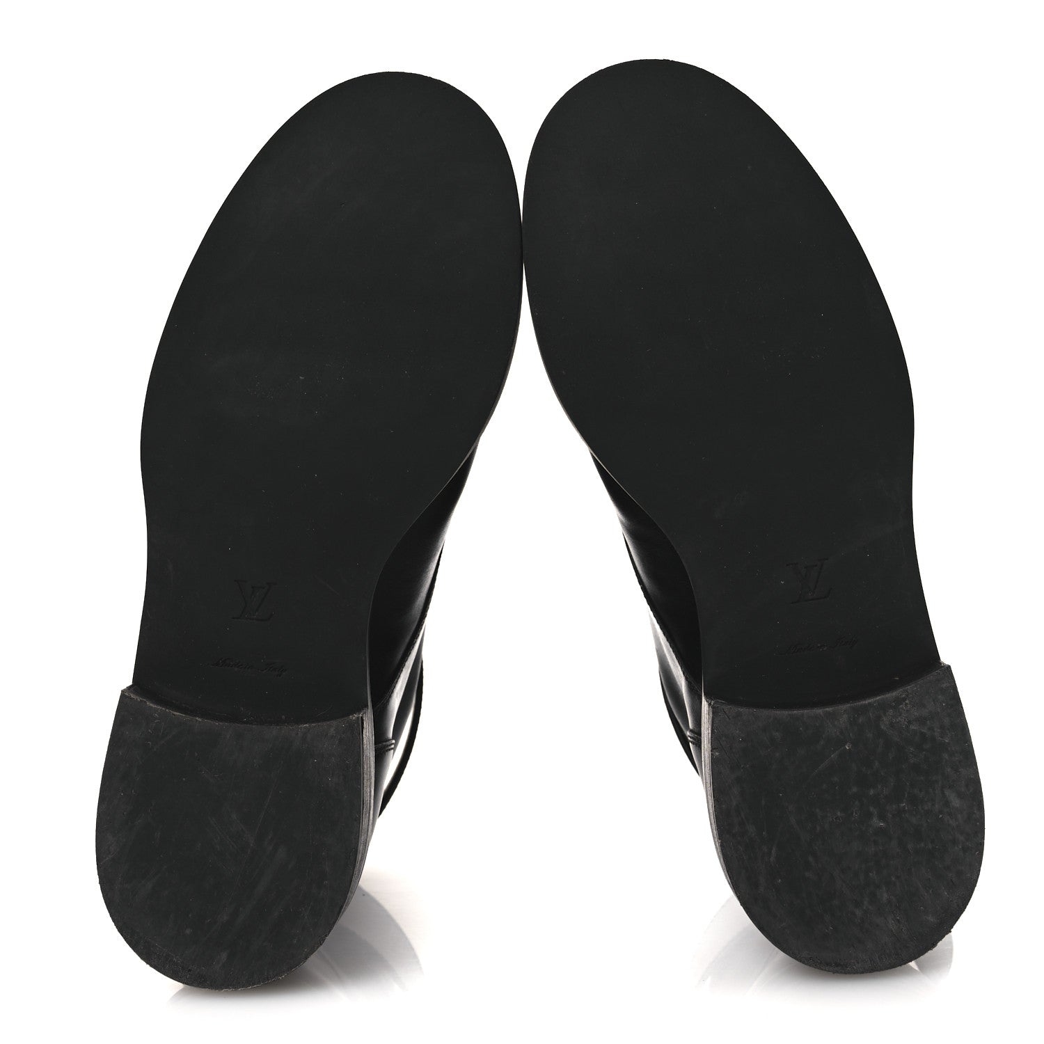 Louis Vuitton Calfskin Wonderland Ranger Boots 37.5 Black 7 of 11