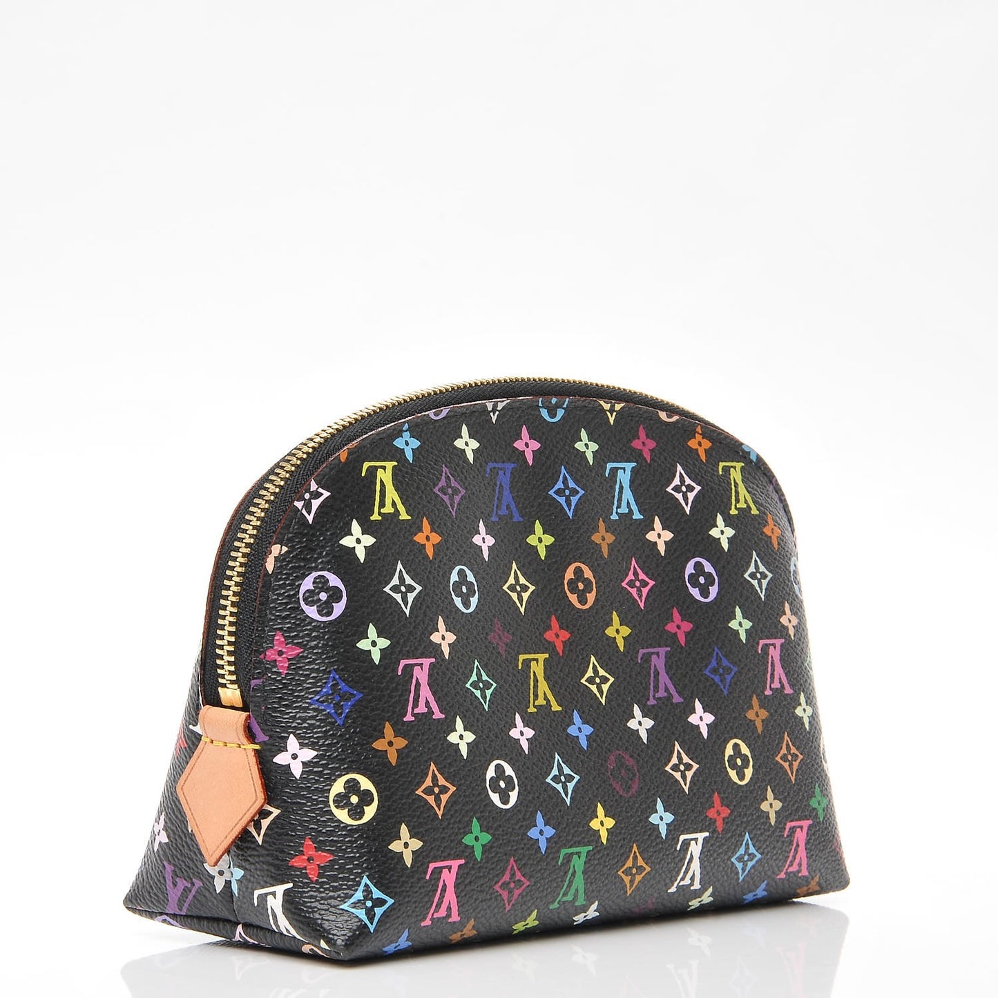 Monogram Multicolor Cosmetic Pouch Black Grenade