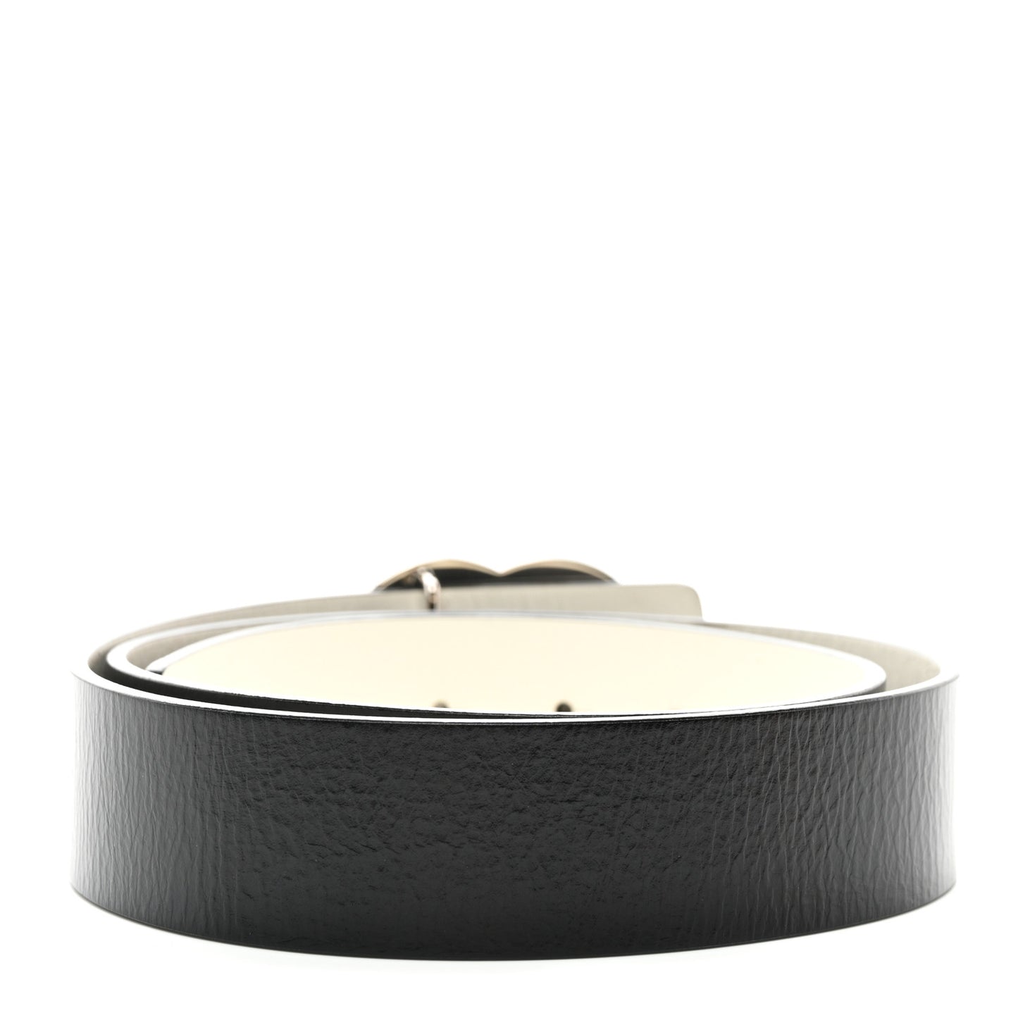 Calfskin CC Reversible Belt 85 34 Black Ivory
