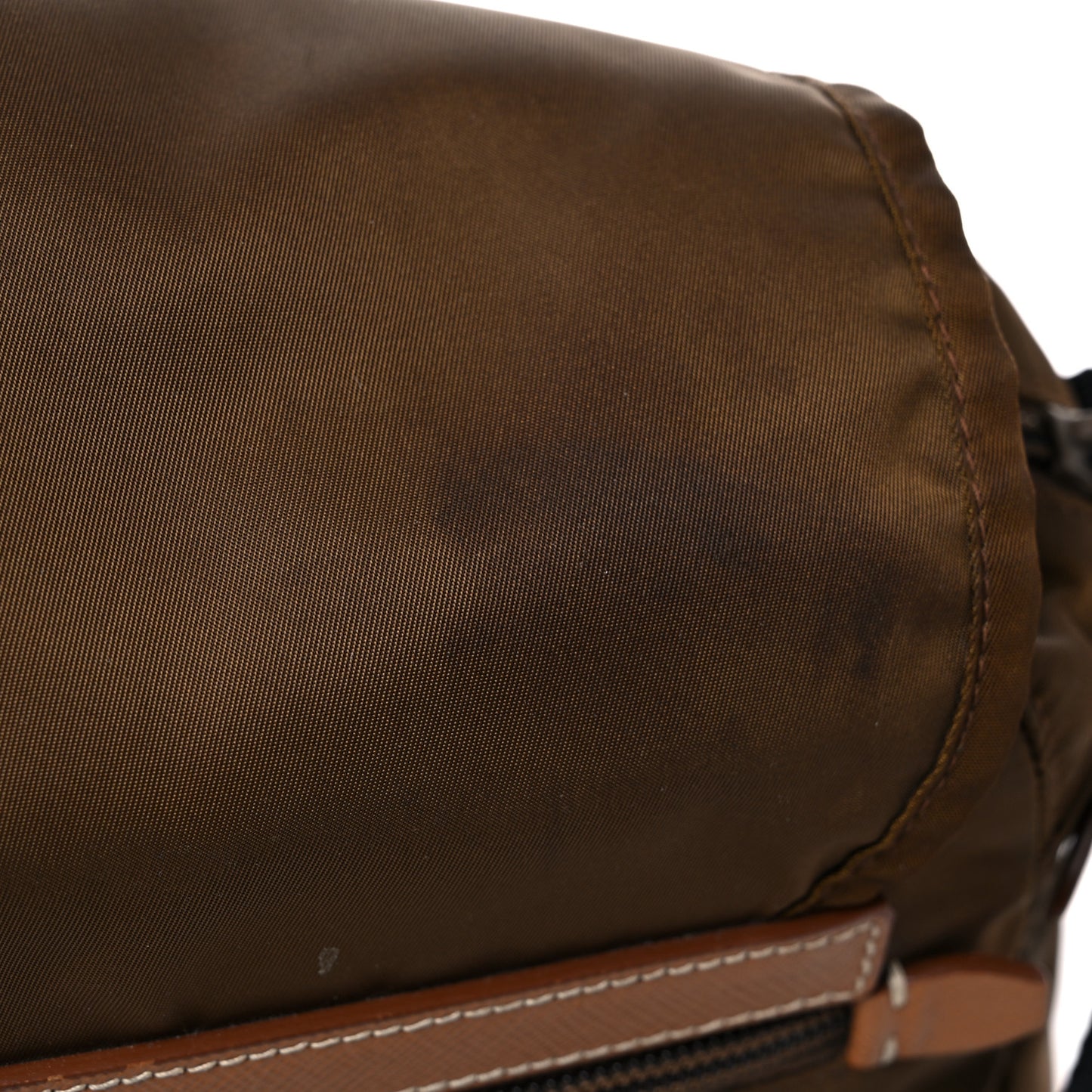 Tessuto Nylon Messenger Bag Bruciato