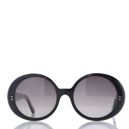 Celine Acetate Polarized Oval Sunglasses CL 40065I Black 3 of 7