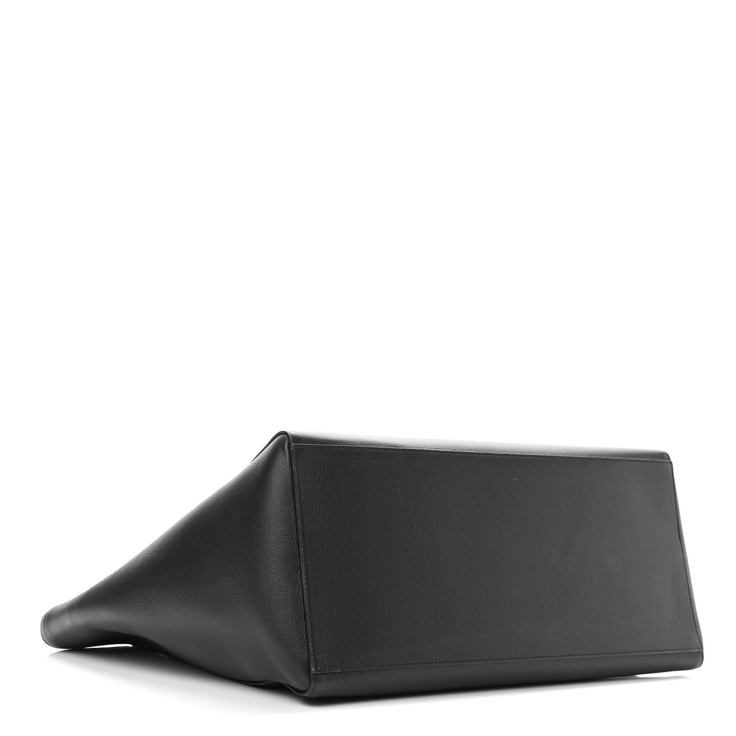 Smooth Calfskin Everyday East West Tote Bag Grey Black White