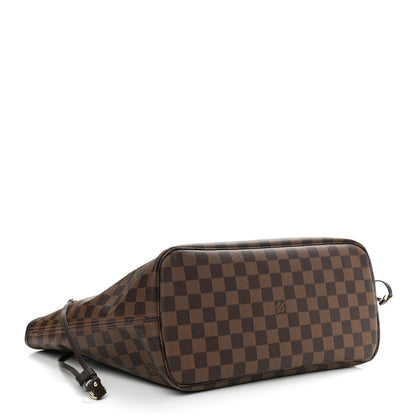 Louis Vuitton Damier Ebene Neo Neverfull MM Rose Ballerine 4 of 9