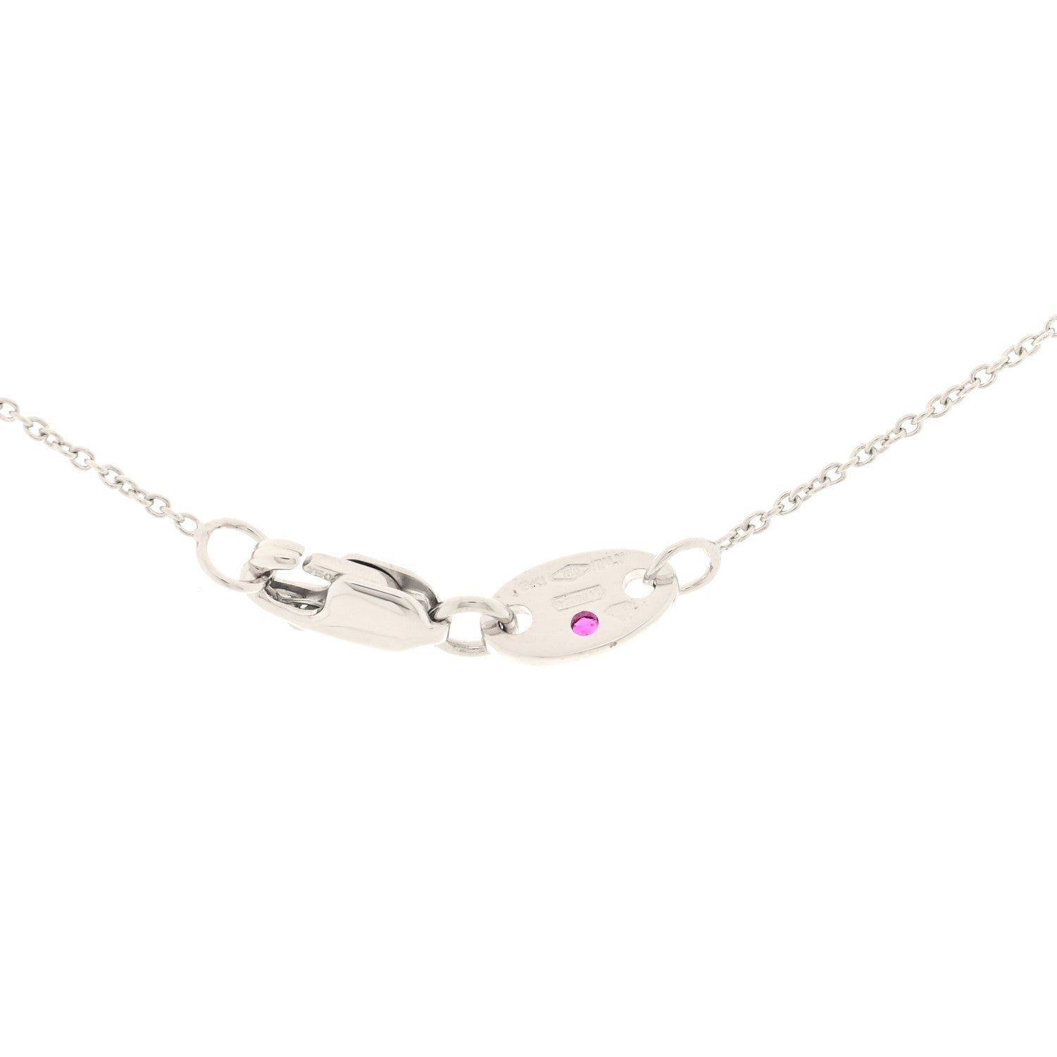 Roberto Coin 18K White Gold Diamond Petite Venetian Princess Flower Pendant Necklace 4 of 5