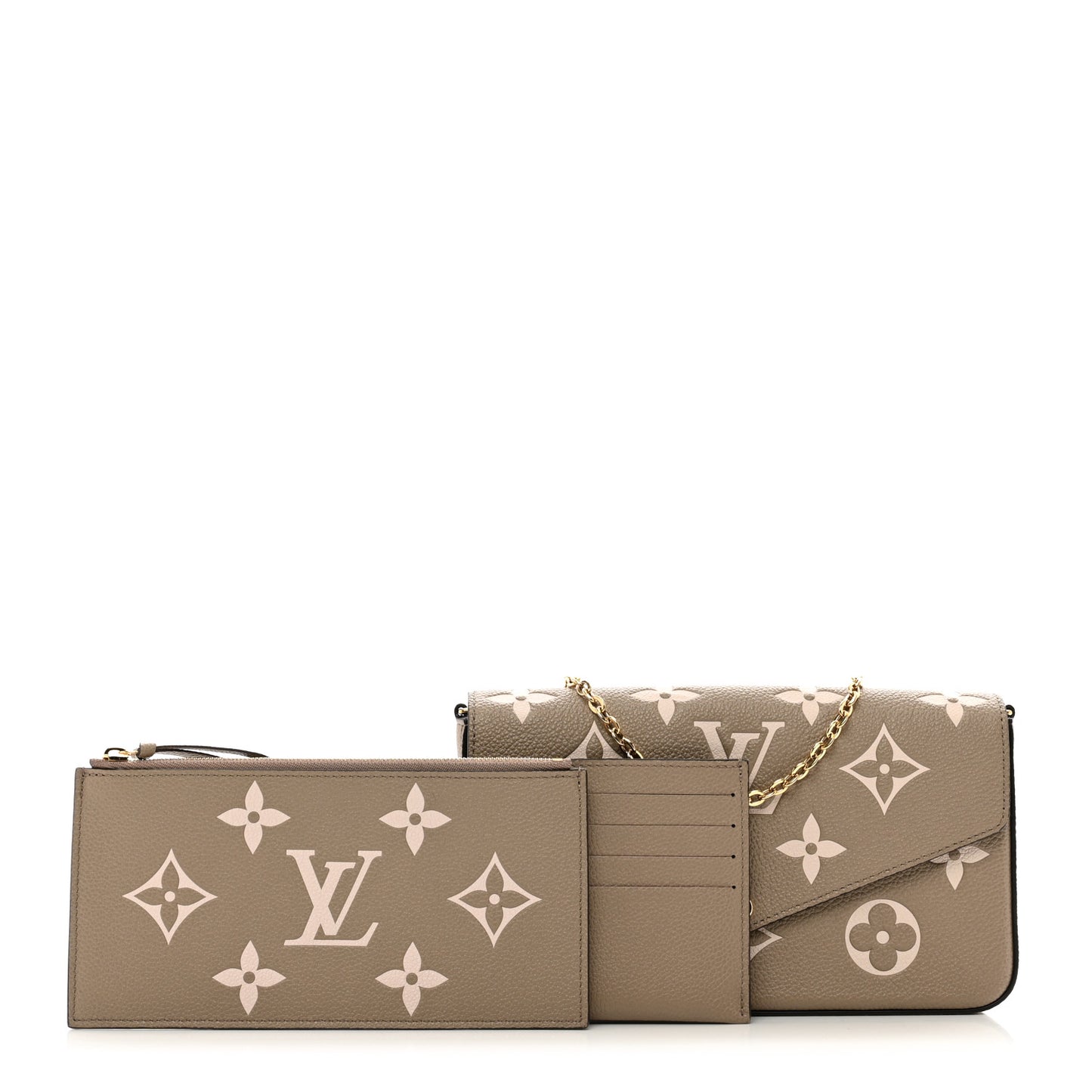 Empreinte Monogram Giant Felicie Pochette Tourterelle Creme