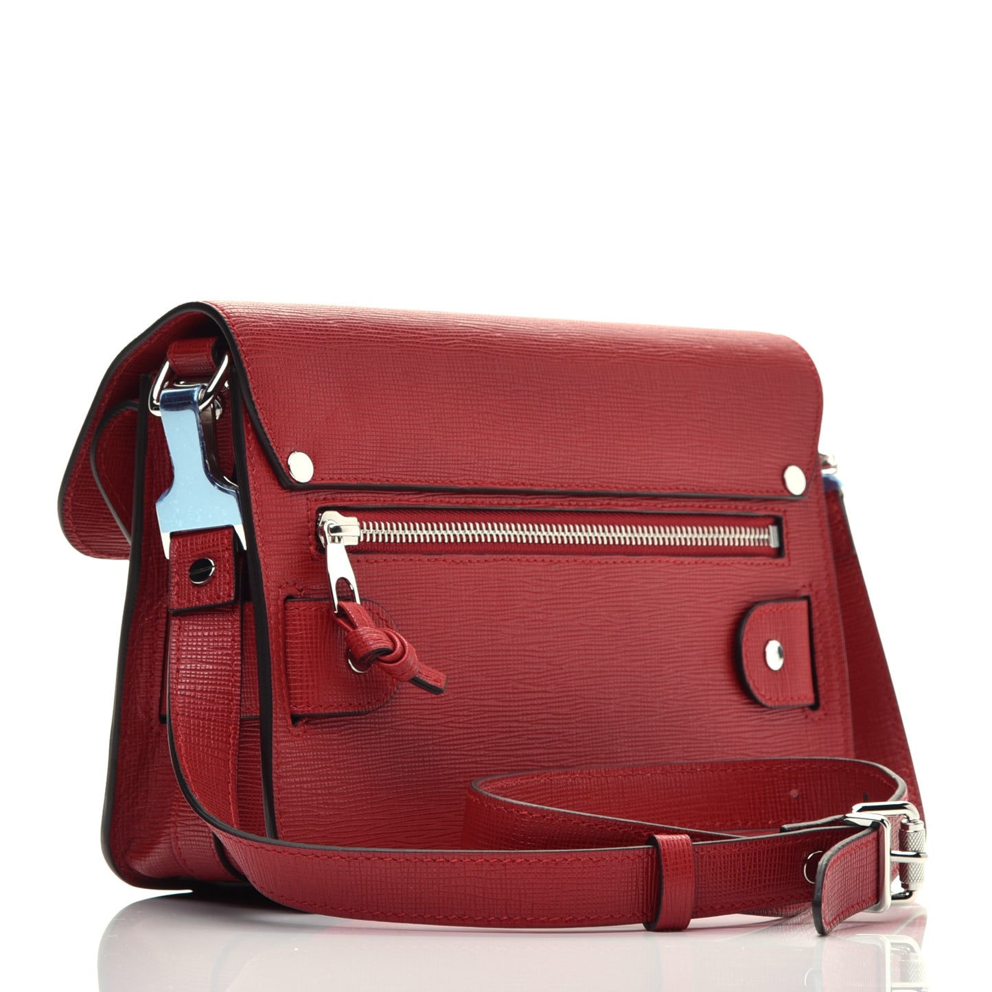 New Linosa Mini PS11 Classic Shoulder Bag Flame Red