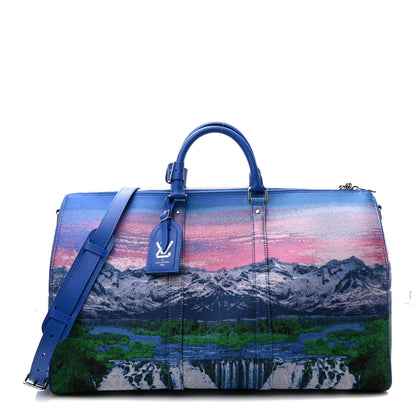 Louis Vuitton Jacquard Keepall Bandouliere 50 Multicolor 1 of 10