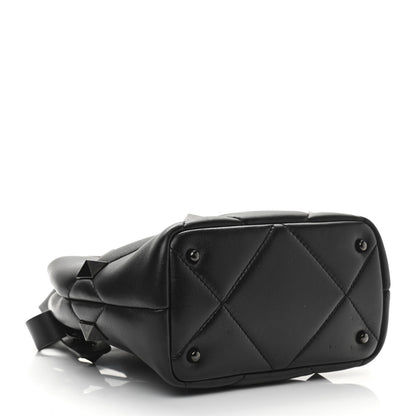 Valentino Garavani Nappa Monochrome Small Roman Stud The Handle Bag Black 4 of 11
