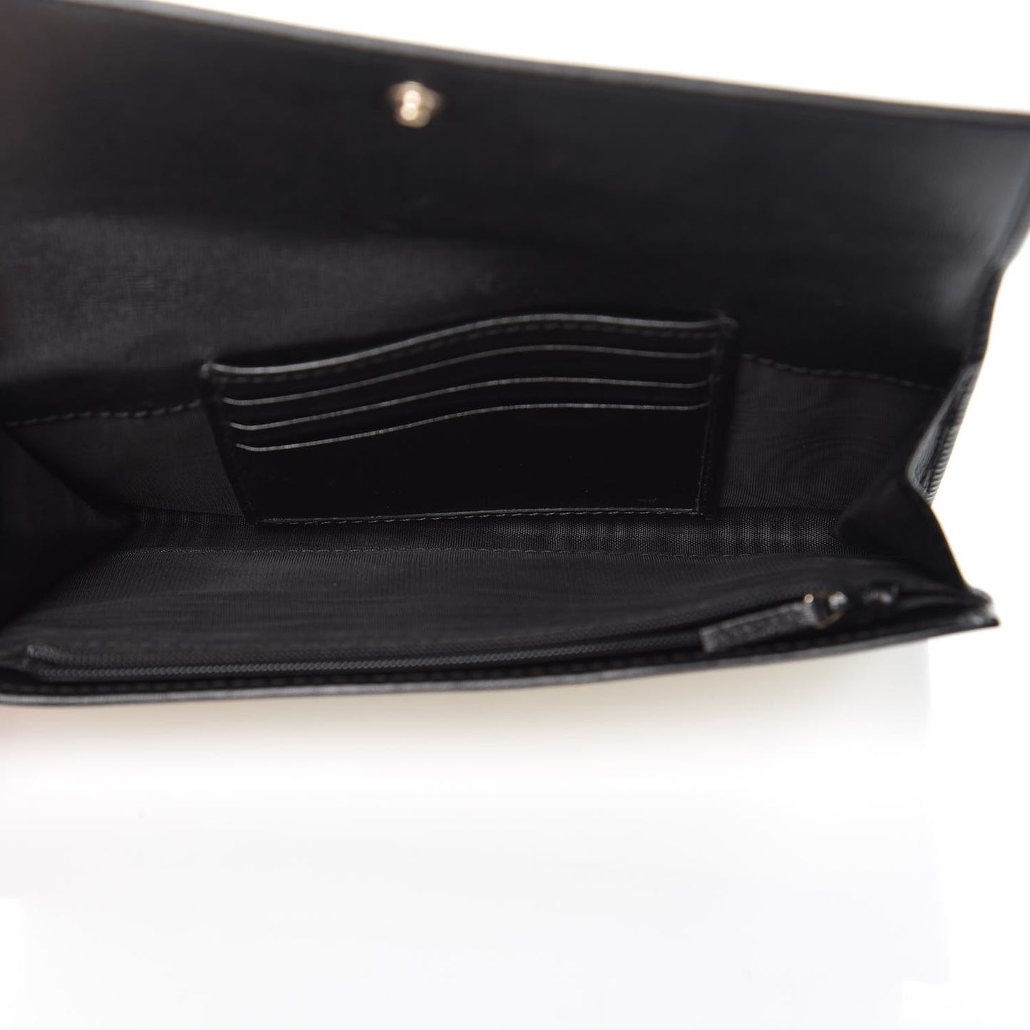GG Plus Monogram Continental Wallet Black White