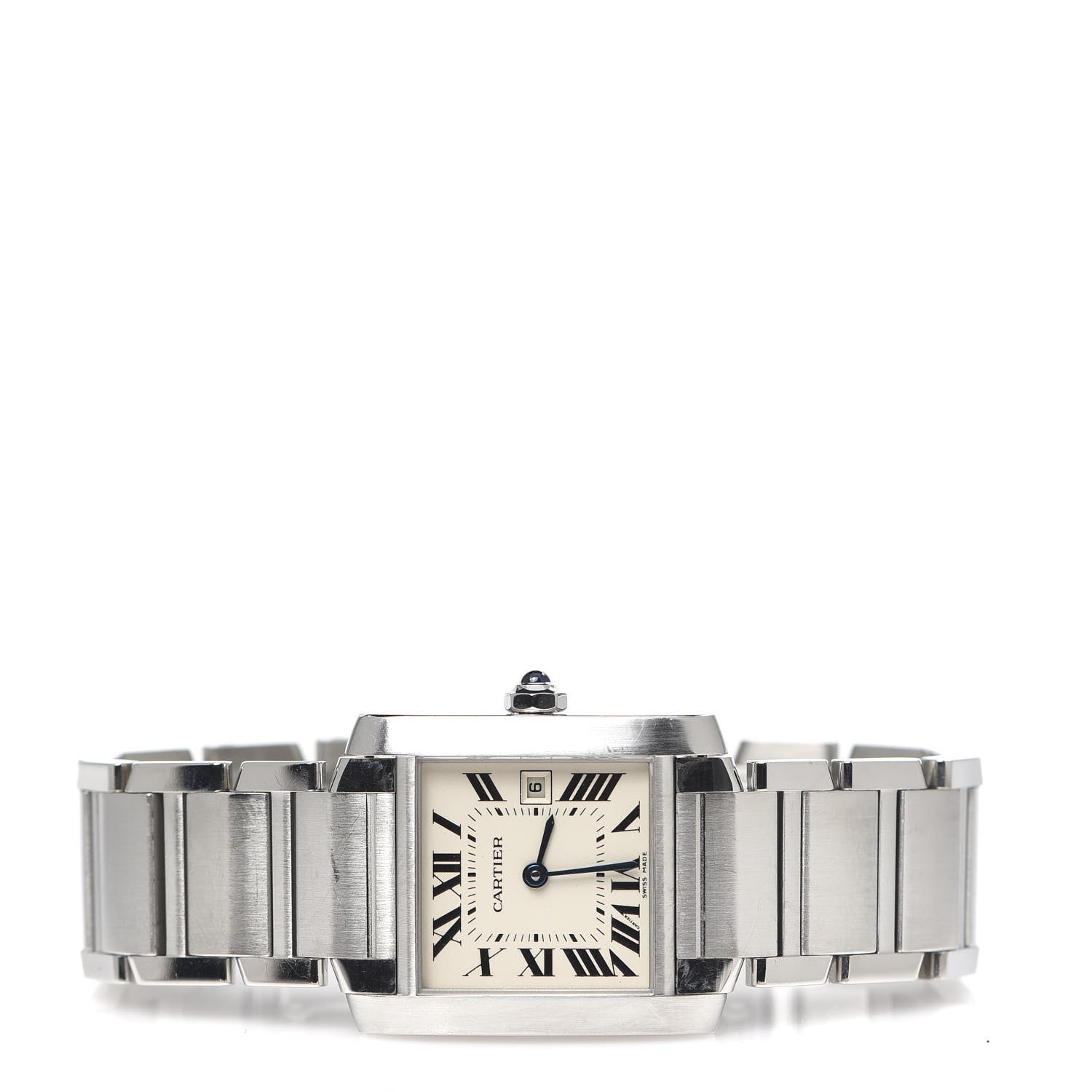 Cartier Stainless Steel 25mm Tank Francaise Quartz Watch 3 of 6