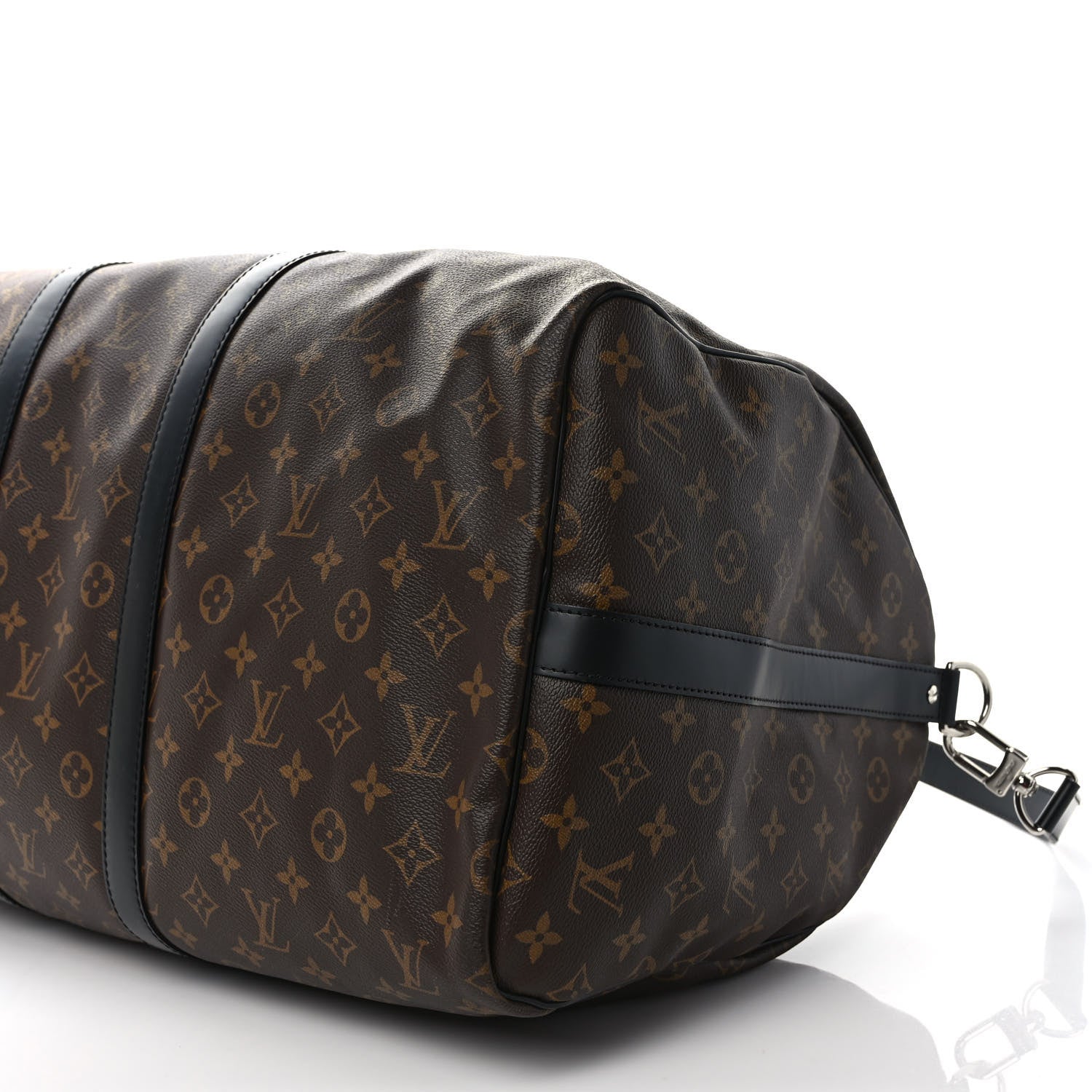 Louis Vuitton Monogram Macassar Keepall Bandouliere 55 8 of 10