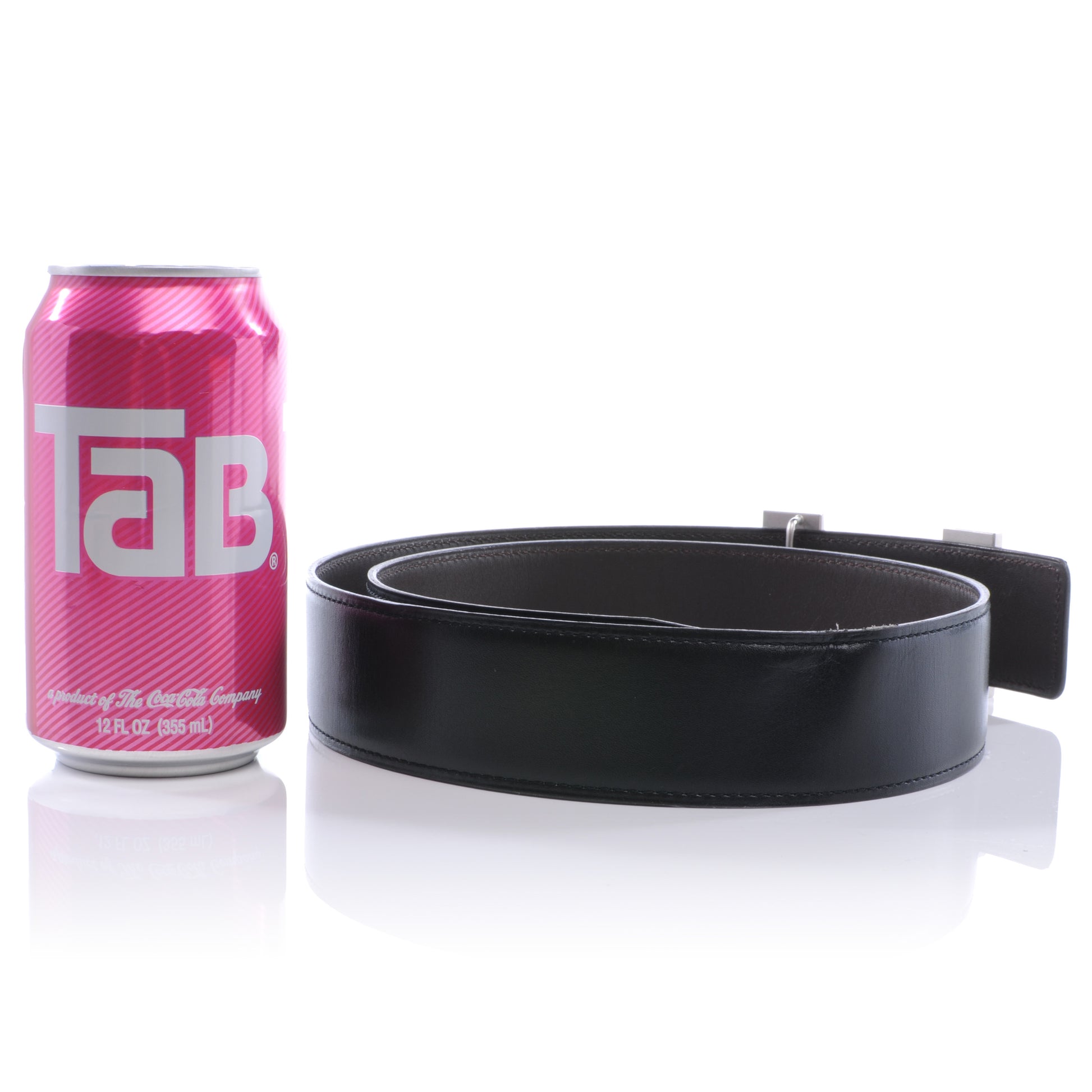 Hermes Mens Box Reversible Constance H Belt 80 Noir Chocolate 2 of 4