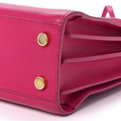 Saint Laurent Calfskin Nano Sac De Jour Bubblegum 12 of 17