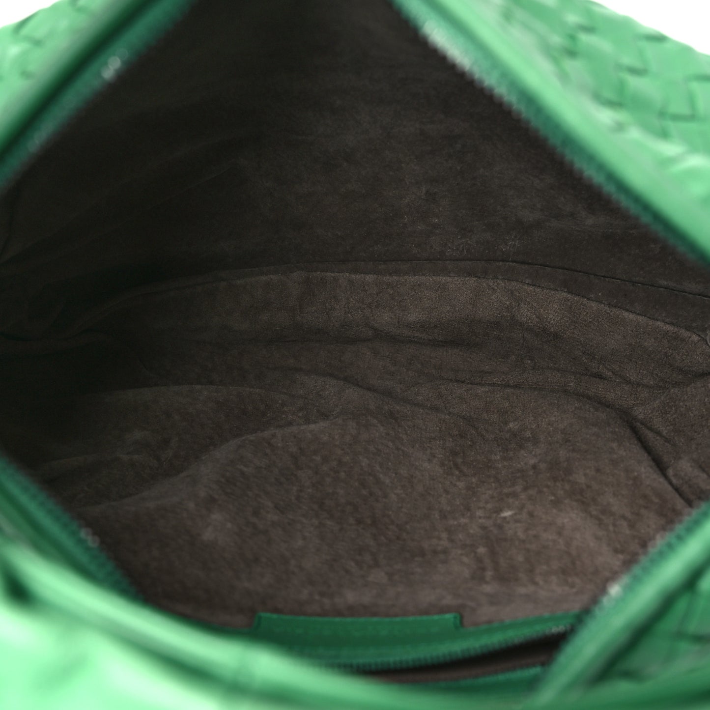 Nappa Intrecciato Medium Belly Veneta Hobo Green