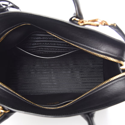 Prada Saffiano City Calfskin Esplanade Tote Black 5 of 10