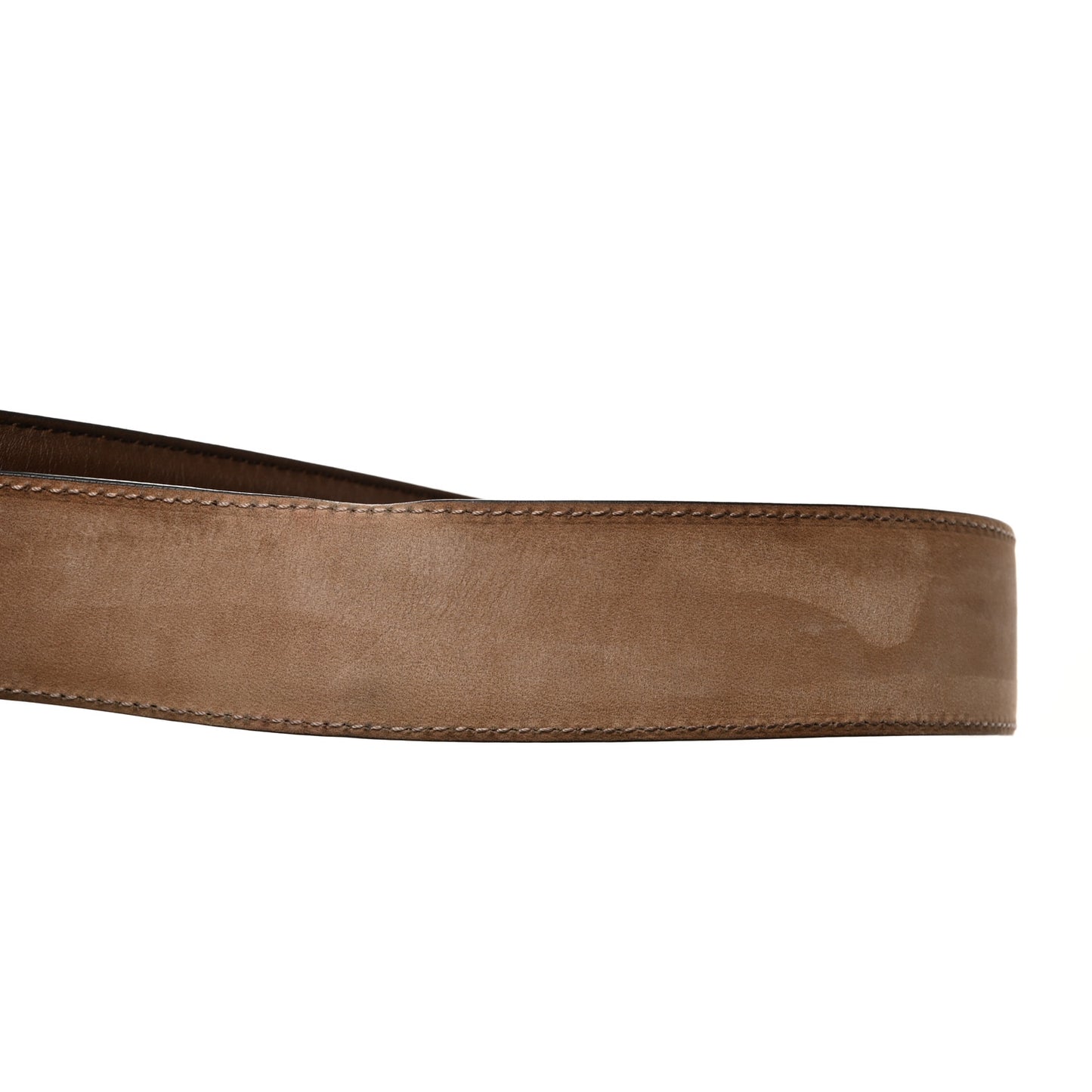 Calfskin Interlocking G 37mm Belt 85 34 Nut Brown