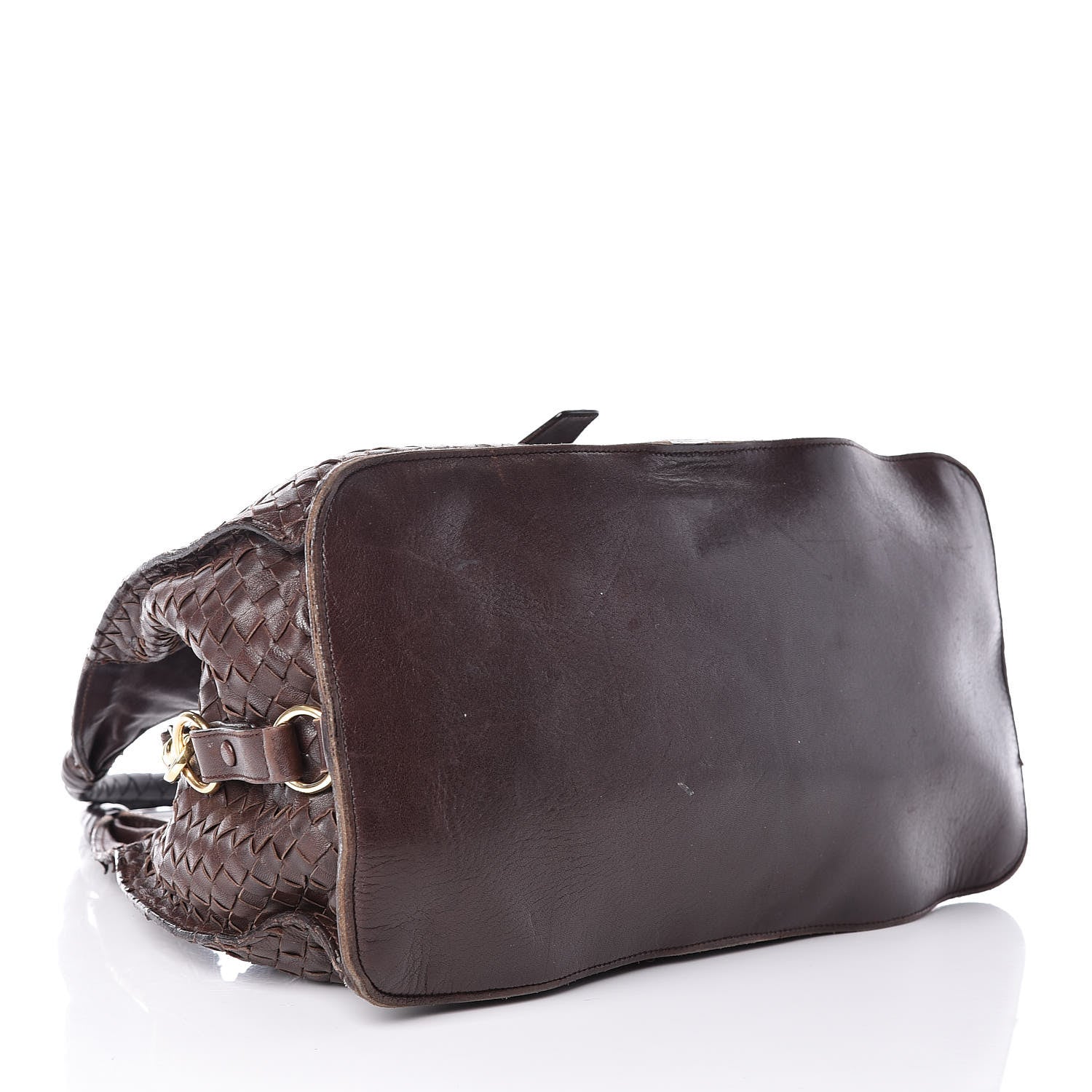Bottega Veneta Nappa Intrecciato Shoulder Bag Brown 4 of 18