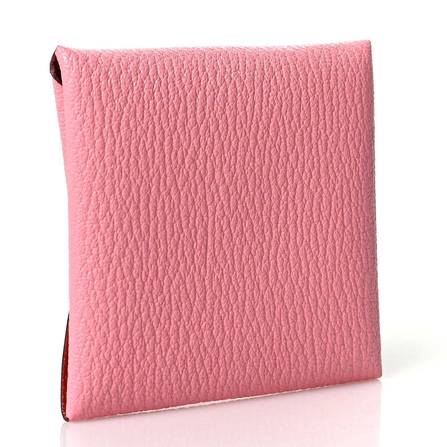 Chevre Mysore Verso Bastia Coin Purse Rose Confetti Brique