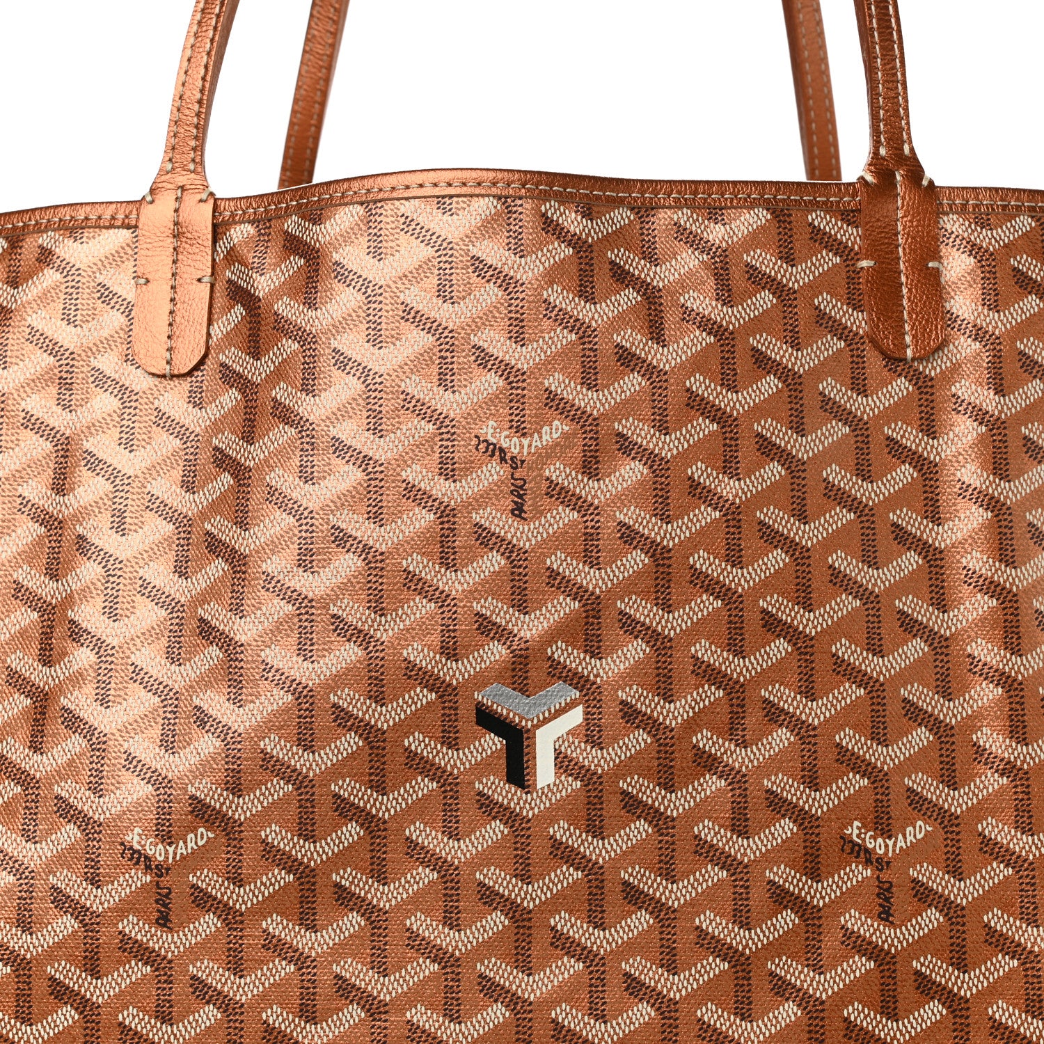 Goyard Goyardine Precious Metals Saint Louis GM Rose Gold 9 of 11