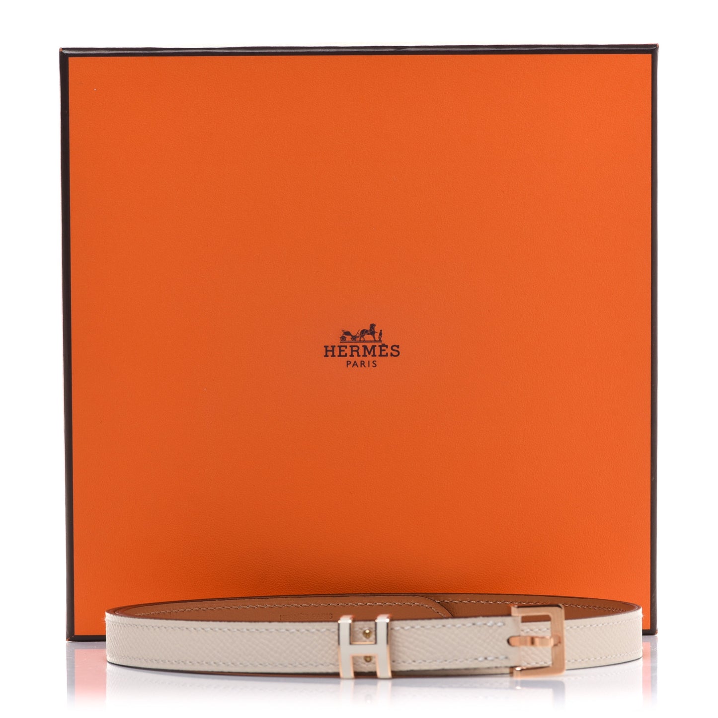 Epsom 15mm Pop H Belt 70 Craie