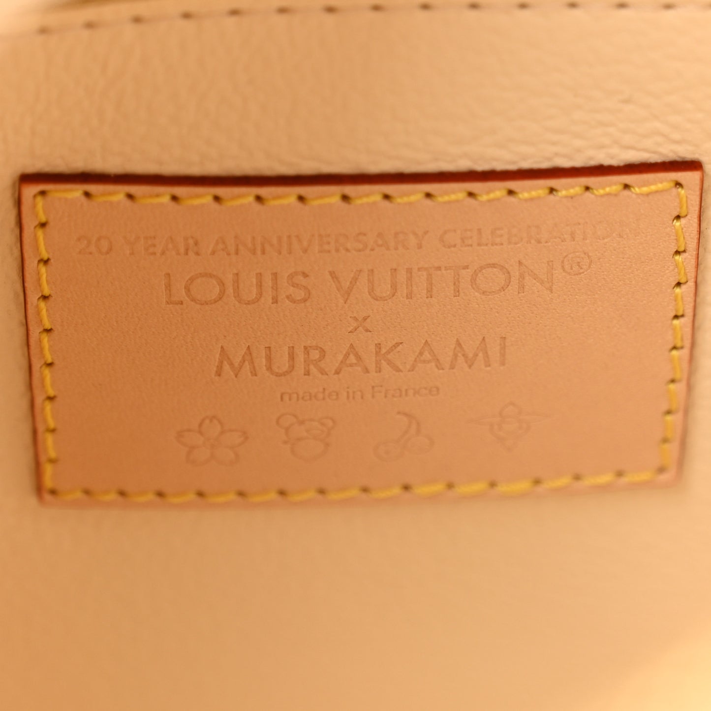 LV x TM Monogram Multicolor Cosmetic Pouch GM White