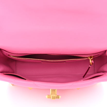 Valentino Garavani Nappa Medium Roman Stud Shoulder Bag Feminine Pink 5 of 9