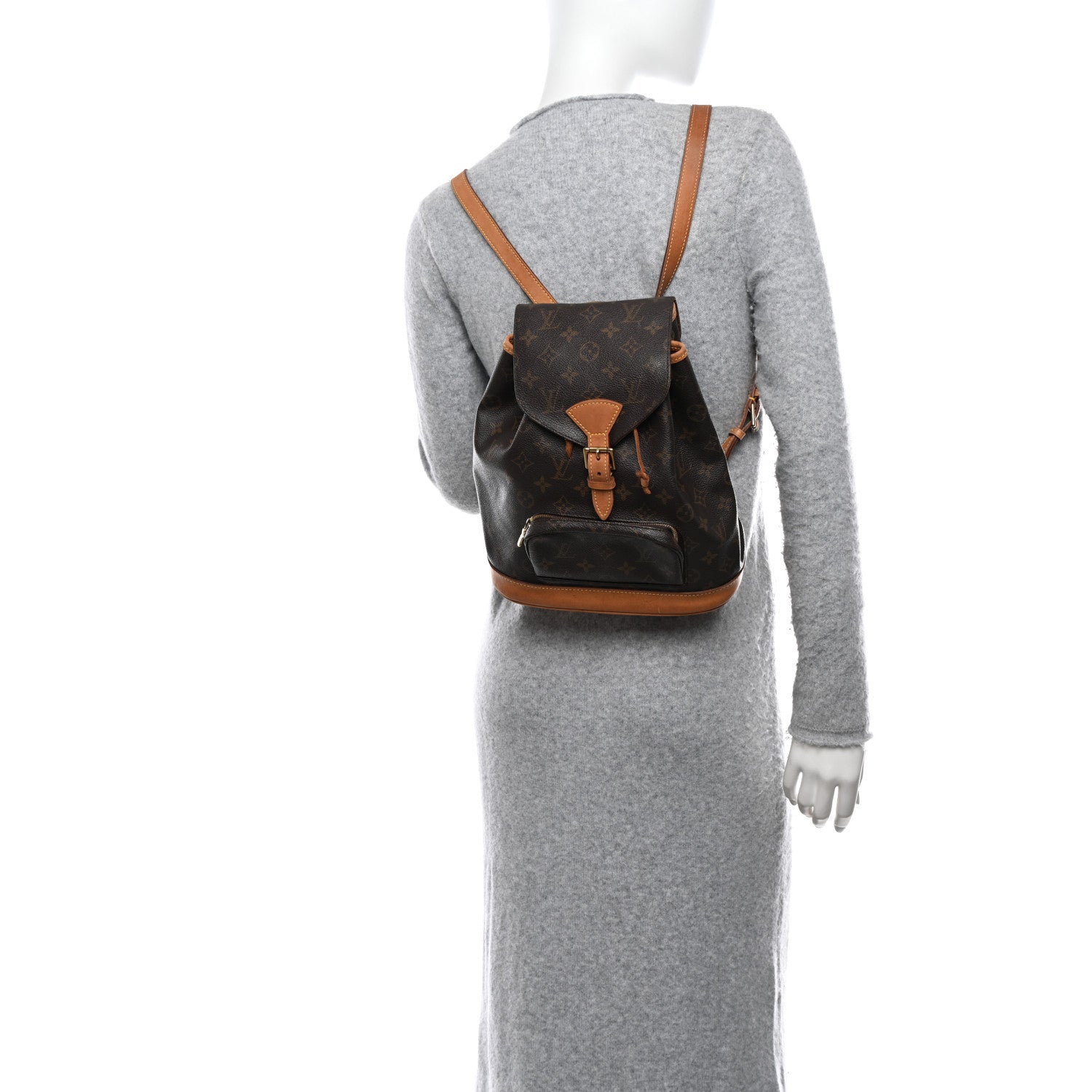 Louis Vuitton Monogram Montsouris MM Backpack 2 of 9