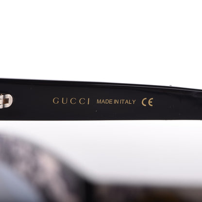 Gucci Acetate Herbarium Print Square Frame Sunglasses GG0029SA White 4 of 6