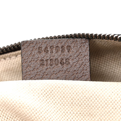 Gucci GG Supreme Monogram Web Ophidia Half Moon Hobo Brown 7 of 10