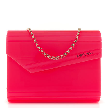 Jimmy Choo Acrylic Candy Clutch  Neon Pink 1 of 11