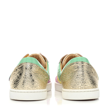 Christian Louboutin Patent Tissu Kyoto Flamingirl Flats 39.5 Multicolor 5 of 16