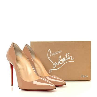 Christian Louboutin Patent Pigalle Follies 100 Pumps 40 Nude 9 of 9