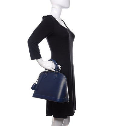 Louis Vuitton Epi Alma MM Indigo 2 of 8