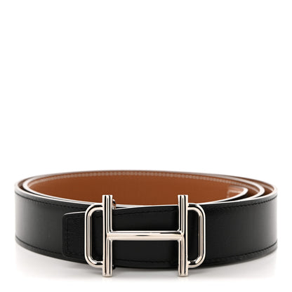 Hermes Box Togo 32mm Gamma Belt 90 36 Black Gold 1 of 7