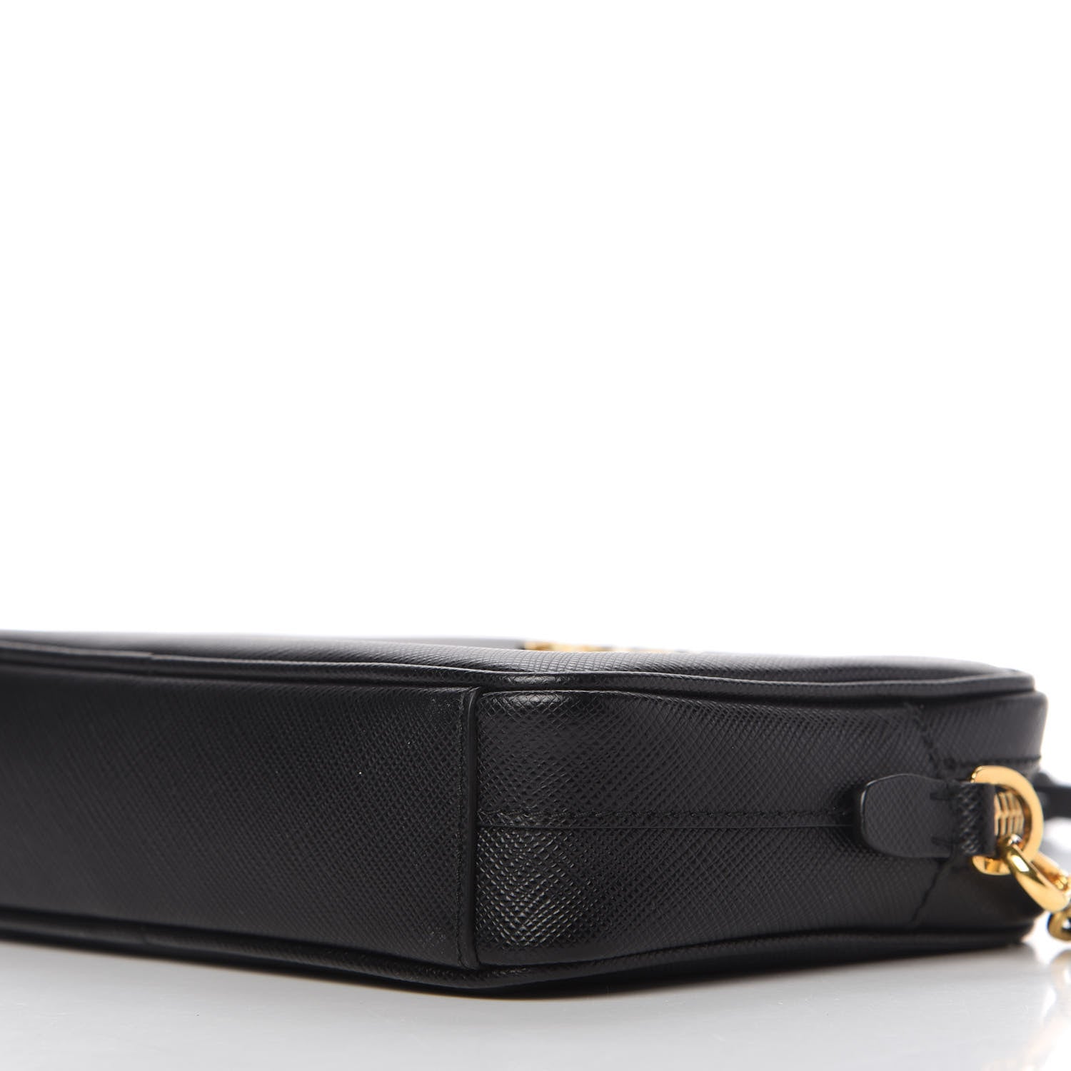 Prada Saffiano Lux Small Camera Crossbody Bag Black 7 of 10