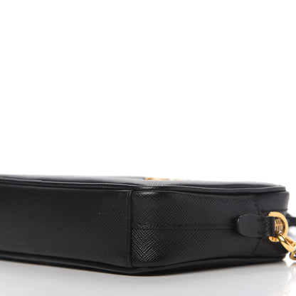 Prada Saffiano Lux Small Camera Crossbody Bag Black 7 of 10