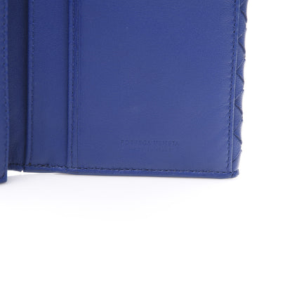 Bottega Veneta Nappa Intrecciato Continental Wallet Blue 5 of 9