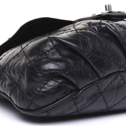 Chanel Caviar Aged Calfskin Medium Bubble Graphic Messenger Bag Black 6 of 18