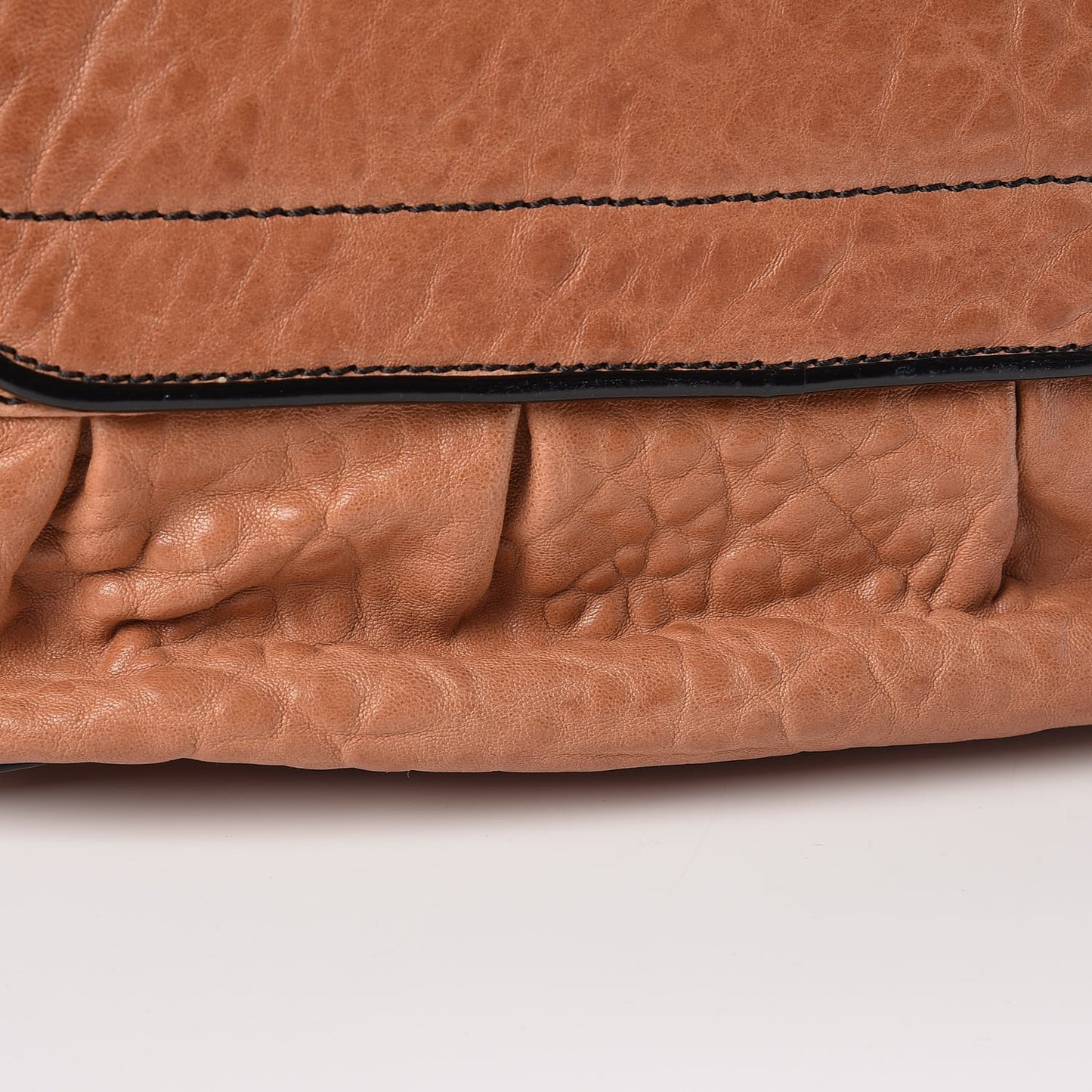 Nappa Patent B Bis Flap Bag Osso Black